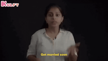 Get Married Soon.Gif GIF - Get Married Soon Salony Luthra Bhanumathi Ramakrishna GIFs