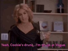 Sex And The City Carrie Bradshaw GIF - Sex And The City Carrie Bradshaw Cookies Drunk GIFs