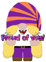 Gnome Proud Of You Sticker - Gnome Proud Of You Stickers