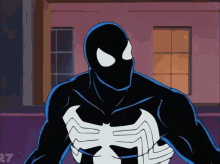 black spiderman