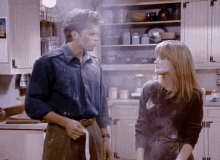Wings Food Fight GIF - Wings Food Fight Tim Daly GIFs