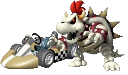 Bowser Mario Kart Wii Sticker - Bowser Mario Kart Wii Flame Flyer -  Discover & Share GIFs