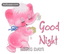 Good Night - Baby Elephant Good Night Wishes GIF - Good Night - Baby Elephant Good Night Good Night Wishes GIFs