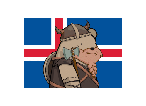 Iceland Island Sticker - Iceland Island Viking Stickers