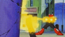 Mega Man Magnet Man GIF - Mega Man Magnet Man Blast GIFs