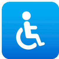 Wheelchair Symbol Symbols Sticker - Wheelchair Symbol Symbols Joypixels Stickers