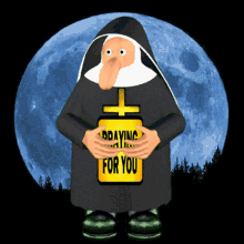 Nun Praying Praying For You GIF