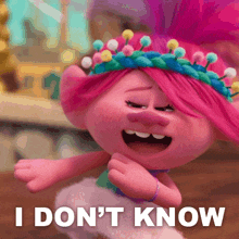 I Dont Know Poppy GIF - I Dont Know Poppy Anna Kendrick GIFs