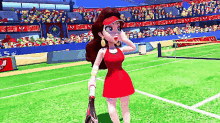 Red Tennis GIF - Red Tennis Pauline GIFs