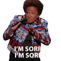 Im Sorry Im Sorry Wanda Sykes Sticker - Im Sorry Im Sorry Wanda Sykes Wanda Sykes Im An Entertainer Stickers