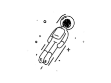 Flying Space GIF - Flying Space Stars GIFs