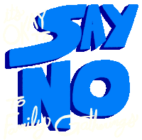 Say No To Family Gatherings Its Okay To Say No Sticker - Say No To Family Gatherings Say No Family Gatherings Stickers