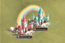 rainbow castles
