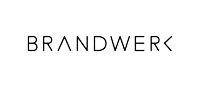 a black background with white text that says brandwerk