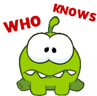 Who Knows Om Nom Sticker - Who Knows Om Nom Cut The Rope Stickers