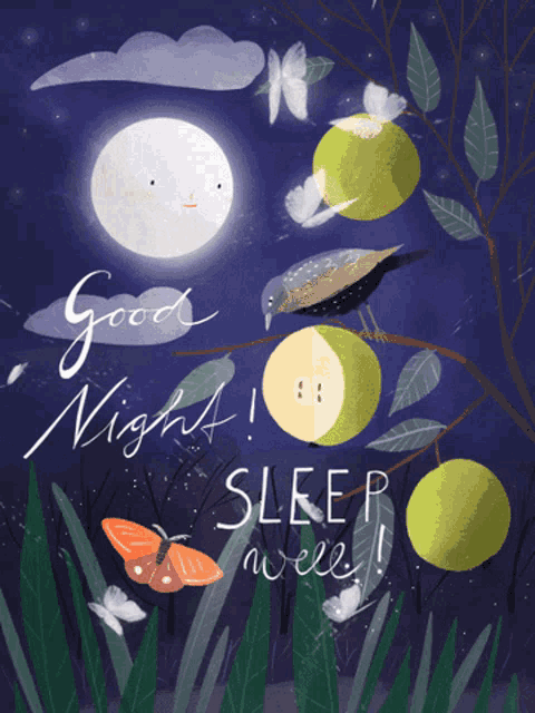 Good Night Have A Nice Dream GIF - Good Night Have A Nice Dream Sleep Well GIFs