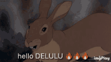 Delulu Delusional GIF - Delulu Delusional Watership Down GIFs