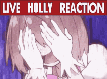 reaction holly live cry