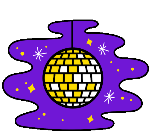 Disco Ball Shinny Sticker - Disco Ball Shinny Dance Stickers