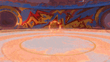 a motorcycle is flying through the air with the sun shining through it