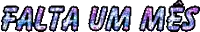 the word falta is written in blue and purple letters
