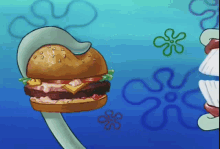 Squidward Hamburger GIF - Squidward Hamburger Taste GIFs
