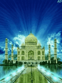 Taj Mahal Glittery GIF - Taj Mahal Glittery GIFs
