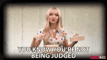 You Know Youre Not Being Judged Dove Cameron GIF