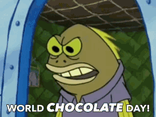 World Chocolate Day GIF - Chocolate Day Sponge Bob World Chocolate Day Gi Fs GIFs