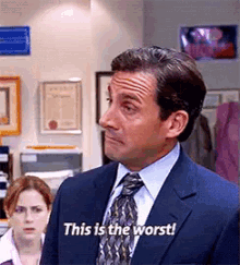 This Is The Worst GIF - Michael Scott Steve Carell This Is The Worst GIFs
