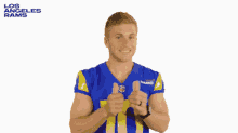 los angeles rams cooper kupp thumbs up two thumbs up approve