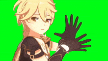 a cartoon character is pointing at something with his fingers