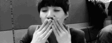 Yoongi Hands GIF - Yoongi Hands Blow A Kiss GIFs
