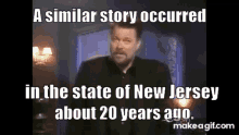 jonathan frakes new jersey a similar story occurred twenty years ago