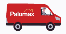 palomax logo delivery car car