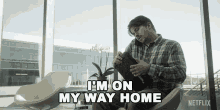 Im On My Way Home Pat GIF - Im On My Way Home Pat Jason Ritter GIFs