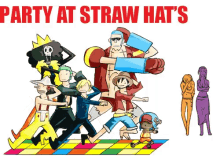 One Piece Dancing GIF - One Piece Dancing Party At Straw Hats GIFs