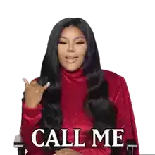 Call Me Lil Kim Sticker - Call Me Lil Kim Contact Me Stickers