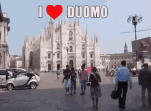 Duomo Milano Lombardia Architettura Cattedrale Arte Viaggio Viaggiare Turismo Turista Turisti GIF