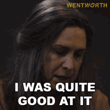 I Was Quite Good At It Joan Ferguson GIF - I Was Quite Good At It Joan Ferguson Wentworth GIFs