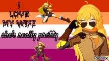 i love my wife she 's really pretty picture