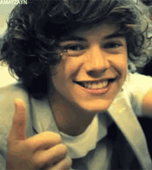 Thumbs Up Harry Styles GIF - Thumbs Up Harry Styles One Direction GIFs