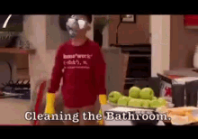 bathroom cleaning mask