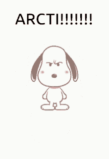 Arcti Snoopy GIF - Arcti Snoopy Angry Snoopy GIFs