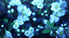 Flowers Anime GIF - Flowers Anime Anime Night GIFs
