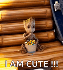 Baby Groot Eating GIF - Baby Groot Eating Chips GIFs