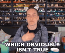 Which Obviously Isnt True Cristine Raquel Rotenberg GIF - Which Obviously Isnt True Cristine Raquel Rotenberg Simply Nailogical GIFs