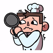 chef man cartoon comics cook