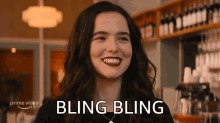 Bling Bling Zoey Deutch GIF - Bling Bling Zoey Deutch Something From Tiffanys GIFs