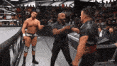 a wrestling match is being shown on the cw network